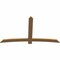 Ekena Millwork Bellingham Timber Gable Bracket, Western Red Cedar, 84"W x 49"H x 1 1/2"D x 5 1/2"F, 14/12 Pitch GBW084X49X0206BEL00SWR - alternate 3